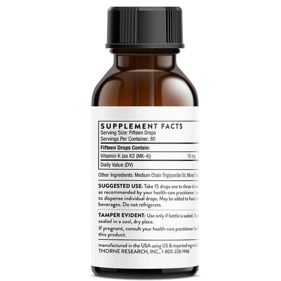 Thorne Vitamin K2 Liquid 30ml
