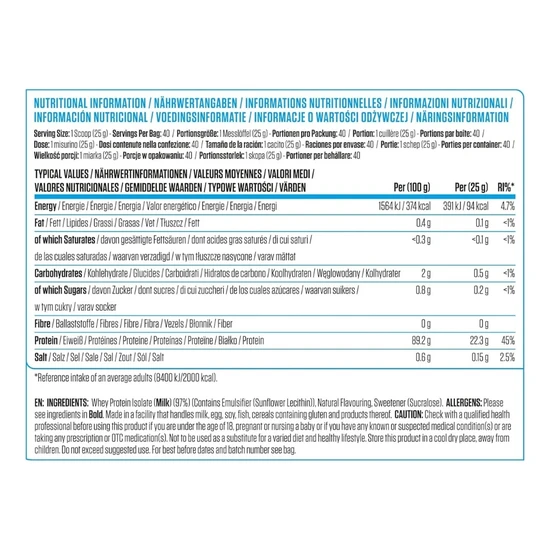 Applied Nutrition ISO-XP Vanilla 1000g