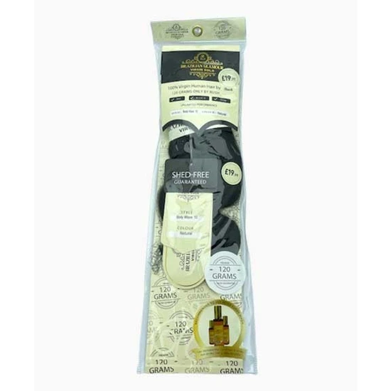 Rush Brazilian Glamour Virgin Gold Human Hair Body Wave Weave 16 / Natural