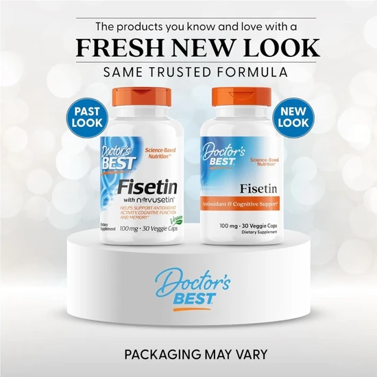 Doctor's Best Fisetin With Novusetin 100mg Vegicaps 30 Vegicaps