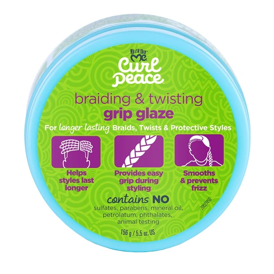 Just For Me Curl Peace Braiding & Twisting Grip Glaze 156g