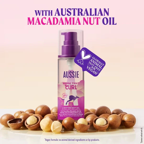 Aussie Work That Curls Lightweight Oil 95ml