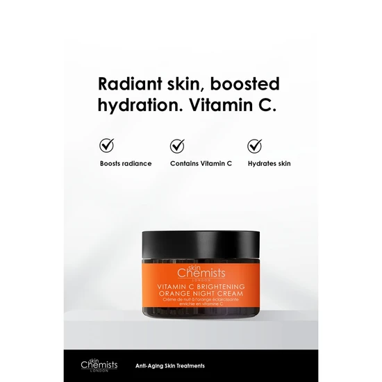 skinChemists Vitamin C Brightening Orange Night Cream 50ml