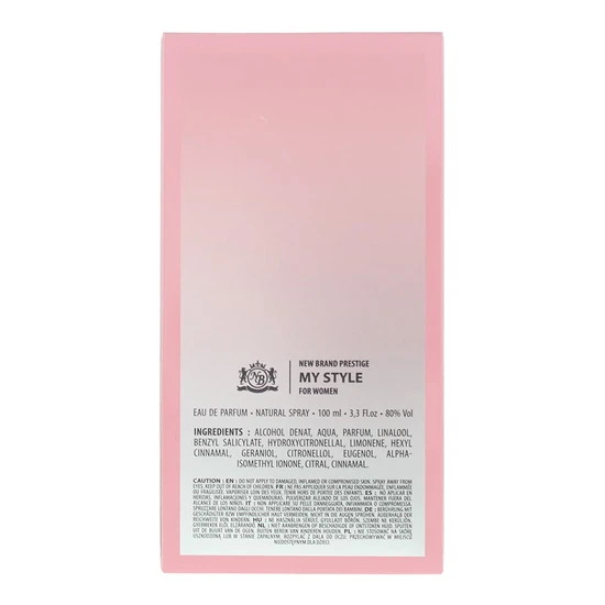 New Brand Prestige My Style Eau De Parfum 100ml
