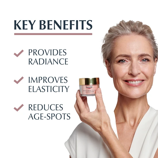 Eucerin Hyaluron-Filler + Elasticity Anti-Ageing Day Cream Rose SPF 30 50ml