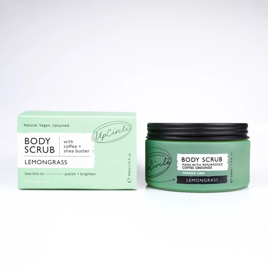 UpCircle Beauty Coffee Body Scrub With Lemongrass 220ml