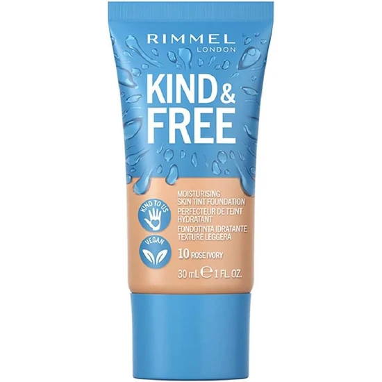 Rimmel Kind & Free Moisturising Skin Tint Foundation 605 Deep Chocolate