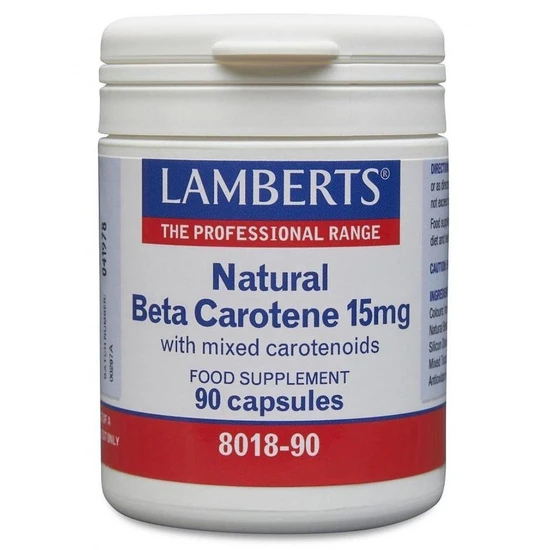 Lamberts Natural Beta Carotene 15mg Capsules 90 Capsules