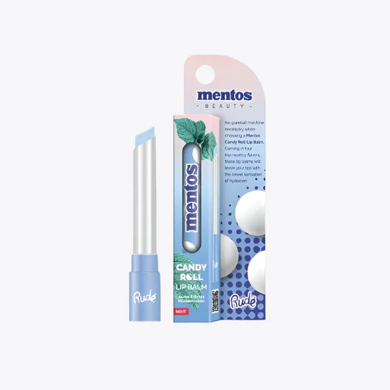RUDE COSMETICS Mentos Candy Roll Lip Balm Citrus