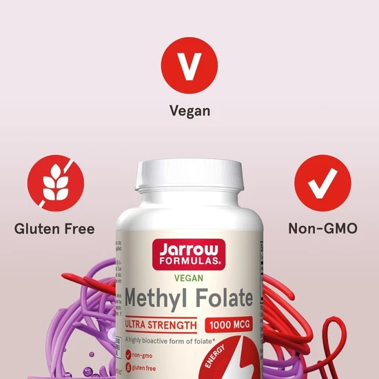 Jarrow Formulas Methyl Folate 1000mcg Capsules 100 Capsules