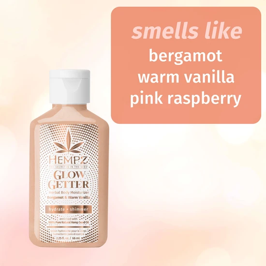 Hempz Glow Getter Herbal Body Moisturiser With Shimmer 66ml