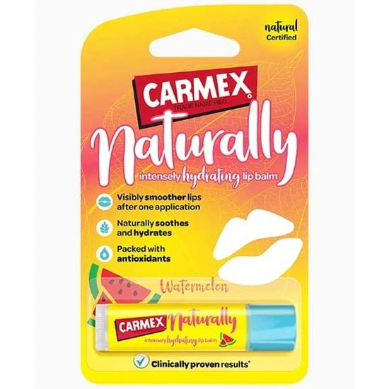 Carmex Naturally Hydrating Lip Balm Watermelon