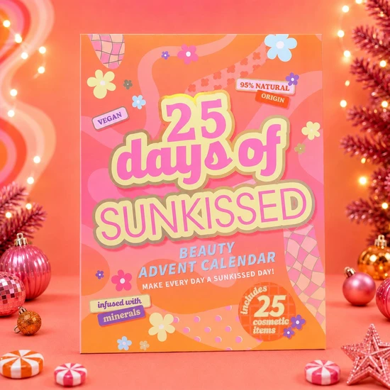 Sunkissed 25 Days Of Beauty Advent Calendar Book 2026