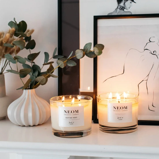 Neom Organics Bedtime Hero Scented Candle 3 Wick 420g