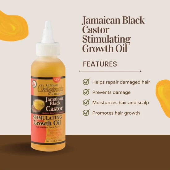 Africa's Best Ultimate Originals Jamaican Black Castor Stimulating Growth Oil 118ml