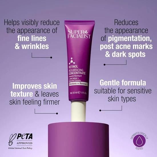 Super Facialist Retinol Resurfacing Concentrate Serum 30 ml