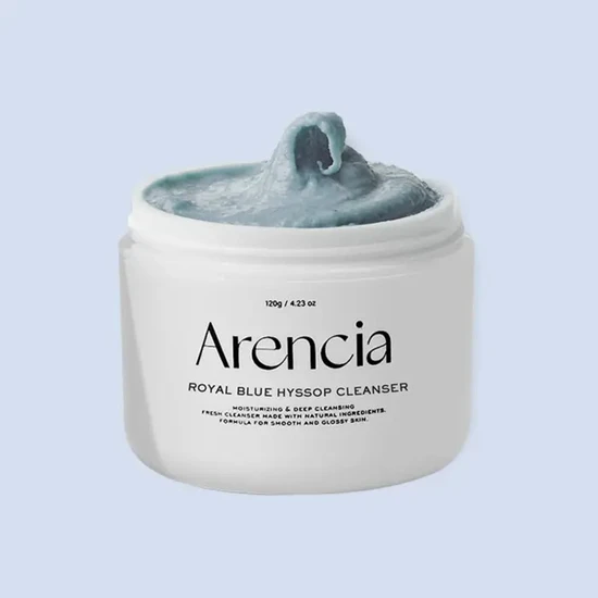 Arencia Fresh Blue Hyssop+ Rice Mochi Cleanser 120g