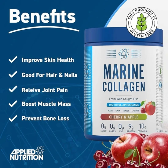 Applied Nutrition Marine Collagen Cherry Apple 300g