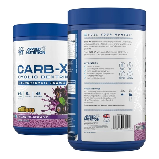 Applied Nutrition Carb X Millions Blackcurrant 1200g