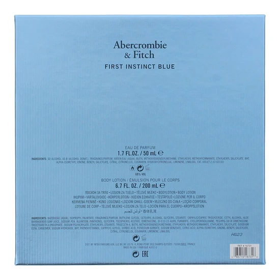 Abercrombie & Fitch First Instinct Blue For Her Gift Set 50ml EDP + 200ml Body Lotion