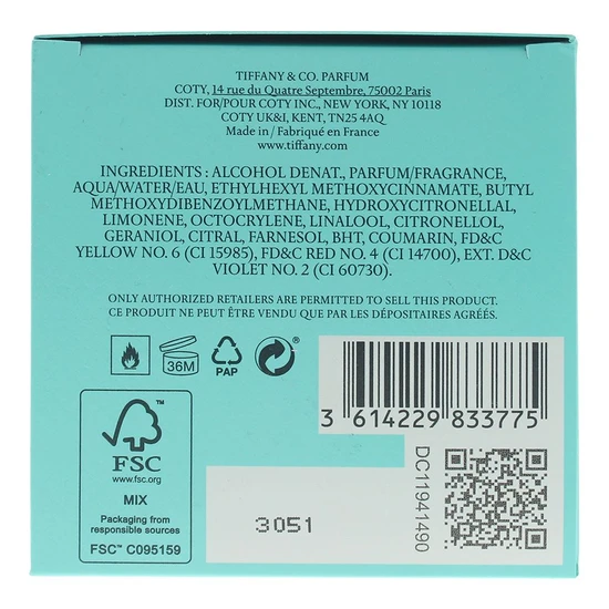 Tiffany & Co. Rose Gold Eau De Parfum 50ml