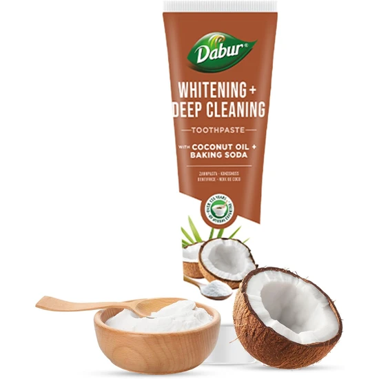 Dabur Whitening Deep Cleansing Coconut Oil & Baking Soda Toothpaste 100ml
