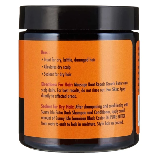 Sunny Isle Jamaican Black Castor Oil Root Repair Growth Butter 4oz