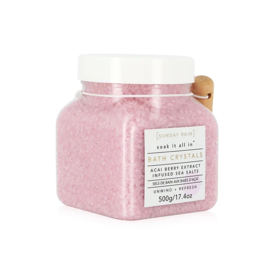 Sunday Rain Bath Crystals Acai Berry 500g