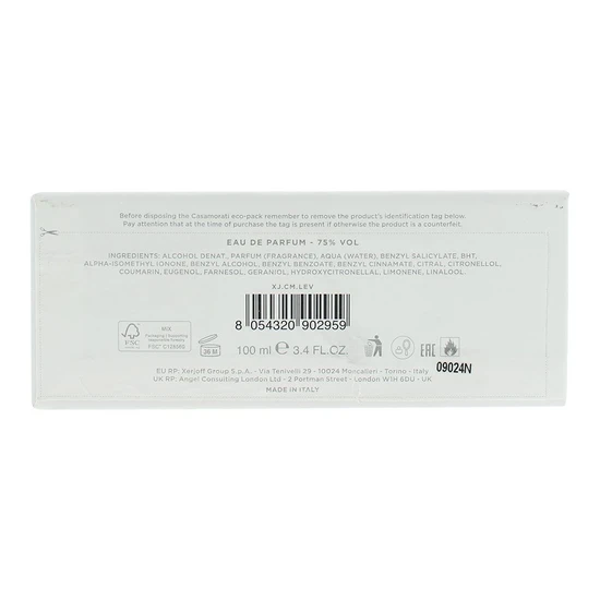 Xerjoff Casamorati 1888 Levar Del Sole Eau De Parfum 100ml