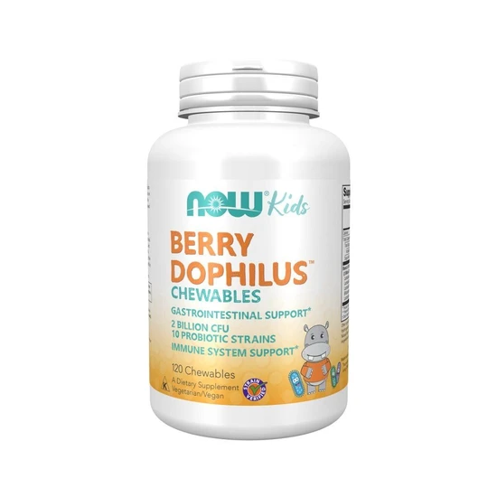 NOW Foods BerryDophilus Kids Chewables 120 chewables