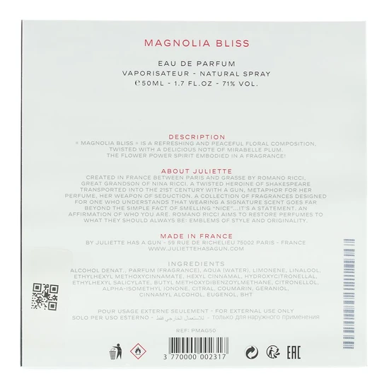 Juliette Has a Gun Magnolia Bliss Eau De Parfum 50ml