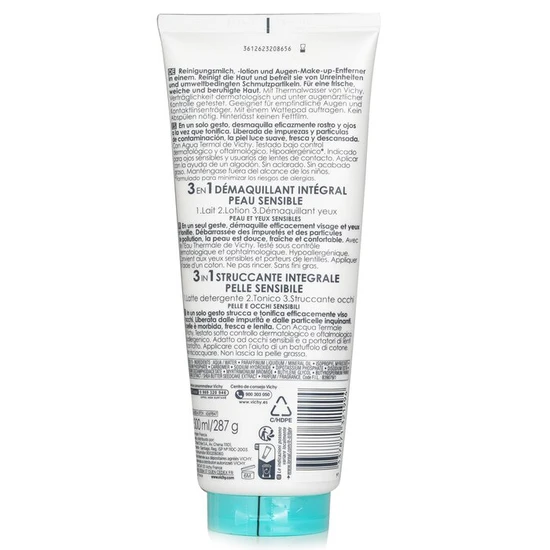 Vichy Purete Thermale 3 In 1 One Step Cleanser For Sensitive Skin 300ml