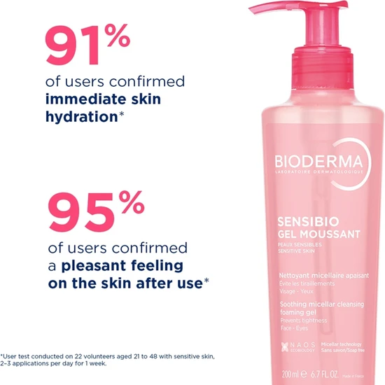 Bioderma Sensibio Gel Moussant Soothing Micellar Cleansing Foaming Gel 500ml
