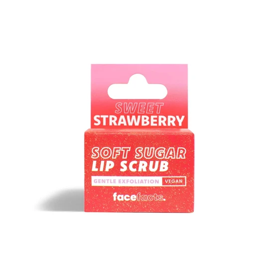 Face Facts Soft Sugar Lip Scrub Sweet Strawberry 10g