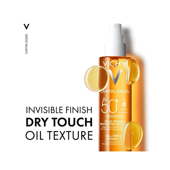 Vichy Capital Soleil Cell Protect Invisible Oil SPF 50+ 200ml