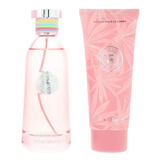 Caribbean Joe Tropical Haven Eau De Parfum + Body Lotion Gift Set 100ml