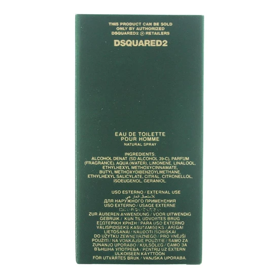 Dsquared2 Green Wood Eau De Toilette 50ml