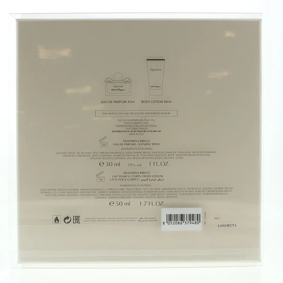 Salvatore Ferragamo Signorina Ribelle Gift Set 30ml Eau De Parfum + 50ml Body Lotion