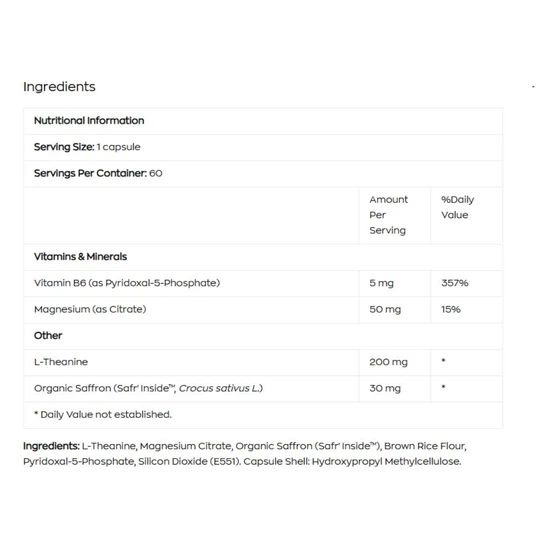 Allergy Research Group Zen Capsules 60 Capsules