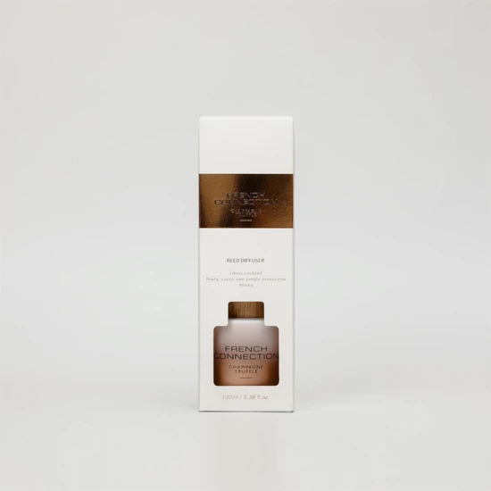 French Connection Metallic Collection Champagne Truffle Reed Diffuser 100ml