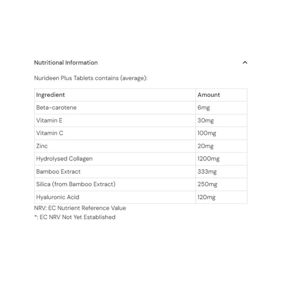 Health Aid Nurideen Plus Tablets 60 Tablets