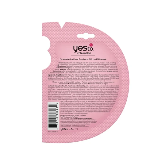 Yes To Watermelon Super Fresh Paper Mask 18ml