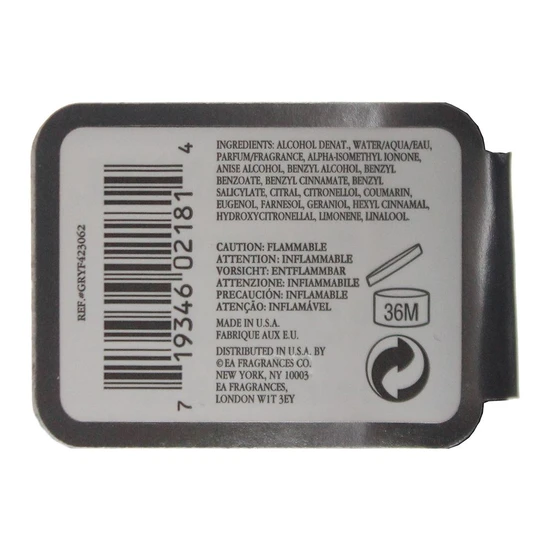 Geoffrey Beene Grey Flannel Eau De Toilette 120ml