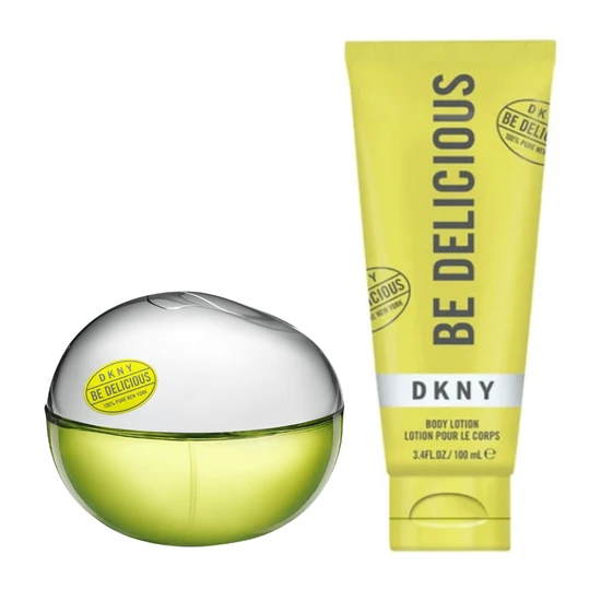 DKNY Be Delicious Eau De Parum Spray 30ml Body Lotion 100ml Gift Set