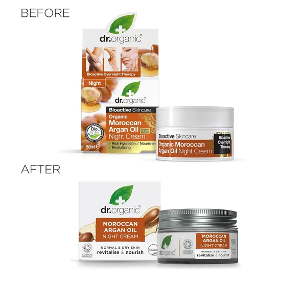 Dr. Organic Bioactive Skin Care Organic Moroccan Argan Oil Night Cream 50ml