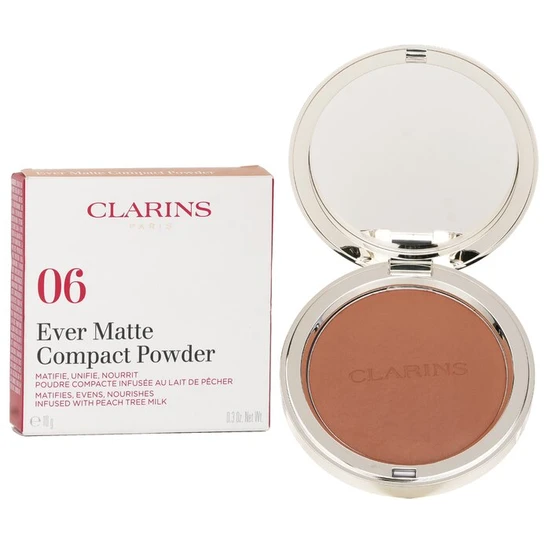 Clarins Ever Matte Compact Powder 06 Deep