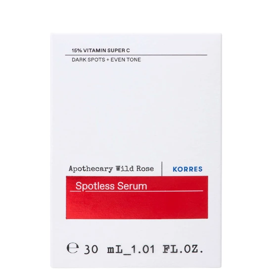 Korres Apothecary Wild Rose Spotless Serum 15% Vitamin Super C 30ml