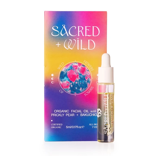 Sacred Wild Organic Facial Oil With Prickly Pear + Bakuchiol 30ml