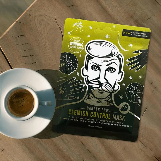 BARBER PRO Blemish Control Face Sheet Mask x1