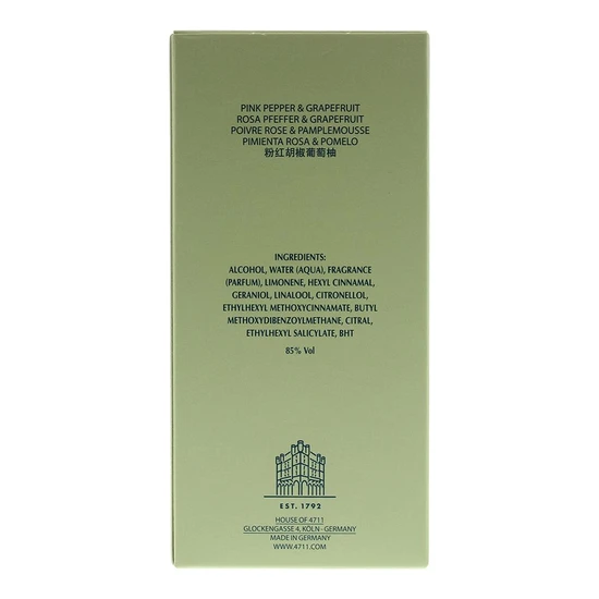4711 Acqua Colonia Pink Pepper & Grapefruit Eau De Cologne 50ml
